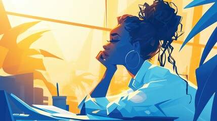 A dynamic young black professional excelling in the insurance sales industry