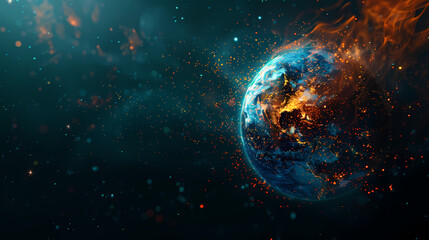 Obraz premium Global network concept