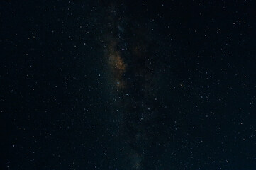 wonderful of milky way view in bromo mountain