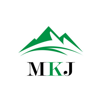 MKJ letter logo design on white background. Creative  modern MKJ letter logo design. Vector design.
Letters MKJ, MKJ logo  vector template.