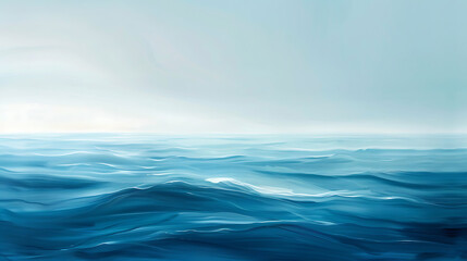 Obraz premium Calming sea at dusk. Generative by AI