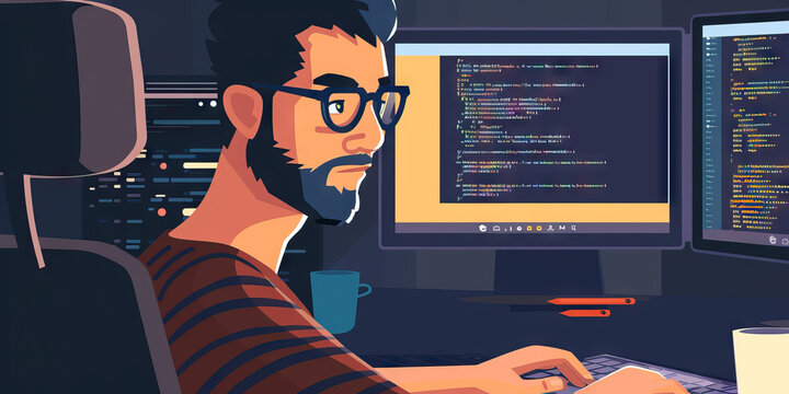 A programmer codes a revolutionary new app, anticipating the ways it will change people's lives for the better
