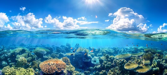 Underwater Coral Reef: Serene Beauty Below the Surface