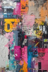 Vibrant Abstract Painting With Multitude of Colors