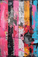 Urban Graffiti Art Collage