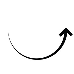 Arrow vector illustration, forward, growth, pointing arrow graphic element