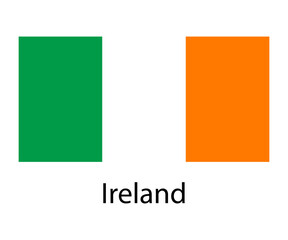 Fototapeta premium Flag of Ireland 1:2