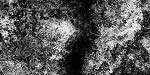Black and white abstract grunge old concrete wall texture stain isolated overlay decorative vintage background.