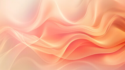 Fototapeta premium Soft Abstract Flowing Fabric Background. Pastel Waves Texture in Abstract Design
