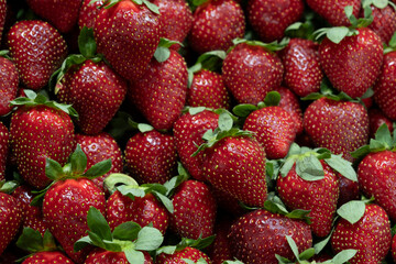 Fresh strawberries from the market