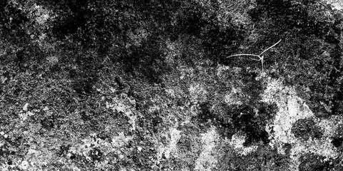 Black and white abstract grunge old concrete wall texture stain isolated overlay decorative vintage background.