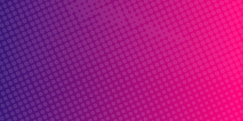 Seamless design advance level of colorful modern halftone dot pattern, blue and pink color gradient background dot and geometric shape look like futuristic design for vector illustration background.