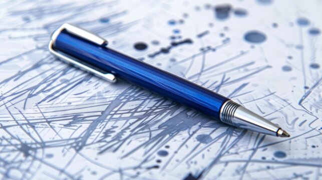 National Ballpoint Pen Day with space area for text