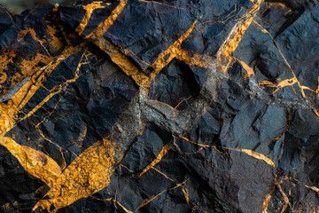 background of stones and minerals, mining origin.