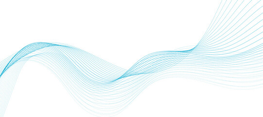 abstract blue wave background