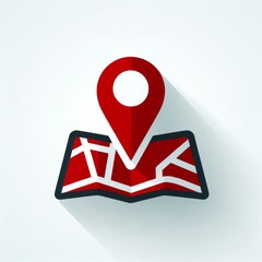 map point  minimalist icon 