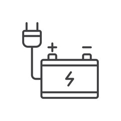 Battery Charger Plug Icon
