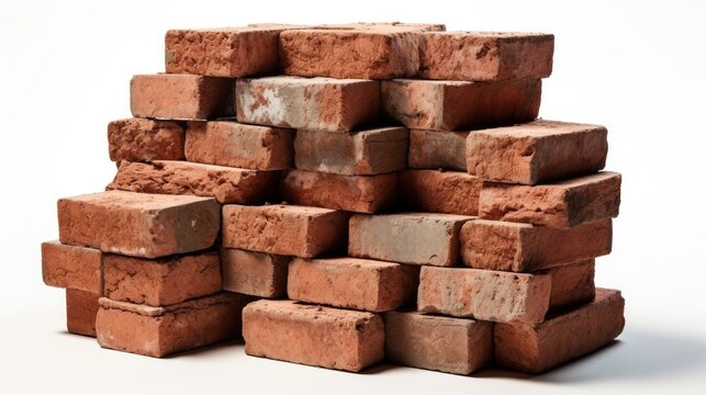 Red brick stack UHD Wallpaper
