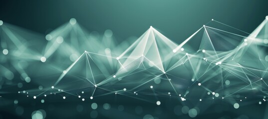 Digital background perfect for tech processes, neural networks, artificial intelligence, data transfer and encryption, digital archives, sound and graphic presentations, science, education, etc