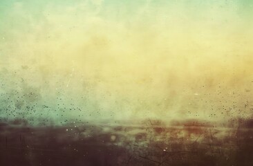 Blurred vintage photograph of the sky with some lens dust and scratches 