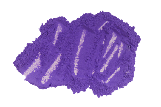 pigment bleu Isolated on A Transparent Background