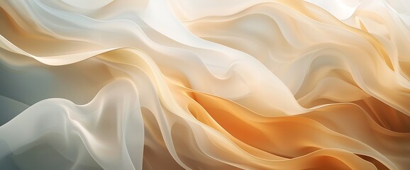 Fototapeta premium A harmonious abstract backdrop with soft, flowing shapes in earthy tones, evoking a sense of serenity and balance.