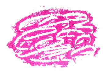 Eye shadow powder Isolated on A Transparent Background