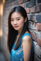 Naklejka premium Portrait Jeune femme du Monde 