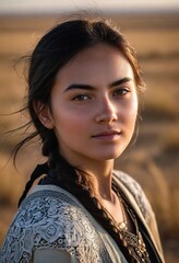 Portrait Jeune femme du Monde 