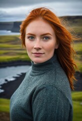 Portrait Jeune femme du Monde 