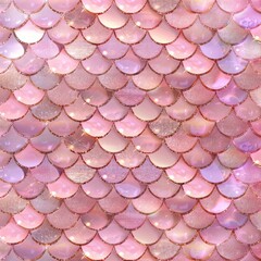 Pink Gold Mermaid Scales Texture with Glitter