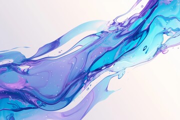 Water droplets in a whirlwind of color
