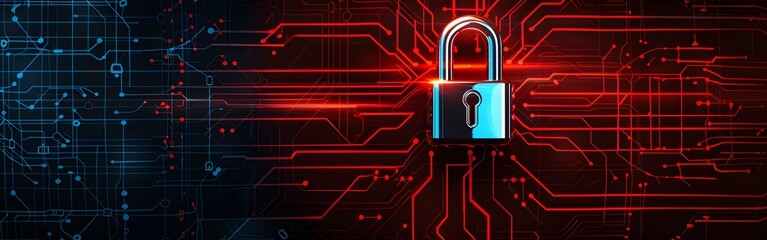 Big Data science analysis business technology concept on virtual screen secure data and cyber security