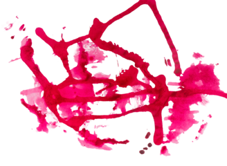 Abstract watercolor paint splash Isolated on A Transparent Background