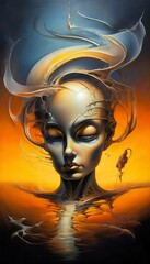 Abstraktion ist der Widerspruch der Ansichten. Hintergrund für das Design 4.