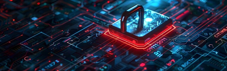 Big Data science analysis business technology concept on virtual screen secure data and cyber security