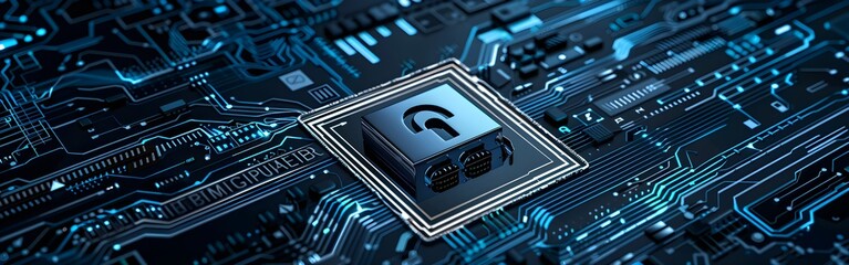 Big Data science analysis business technology concept on virtual screen secure data and cyber security