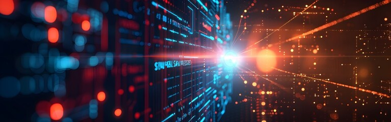 Obraz premium Big Data science analysis business technology concept on virtual screen secure data and cyber security