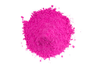 Pink powder Isolated on A Transparent Background