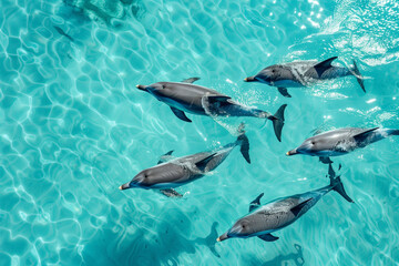 Fototapeta premium dolphin in the water