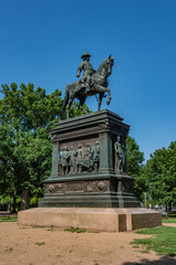 Obraz premium Monument to Major General John Logan, Washington DC USA
