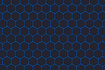 Simple geometric hexagon texture background.
