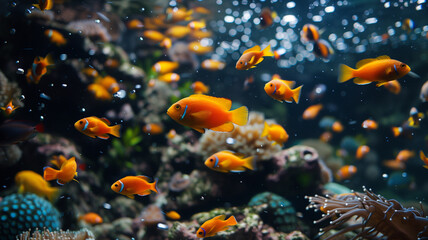 fish in aquarium