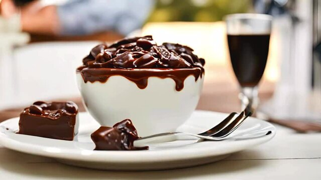 chocolate  fudge sundae dessert