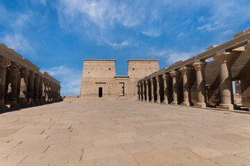 The Temple of Philae in Aswan. Egypt.
