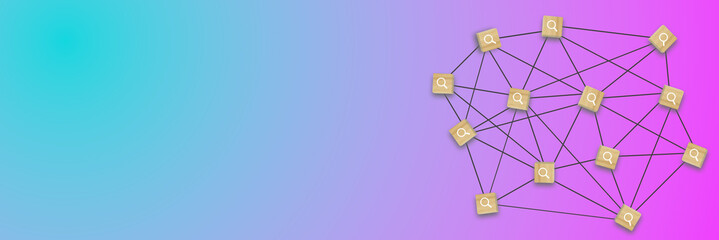 Digital Network Connection Concept: Visual Representation of Social and Professional Connectivity...