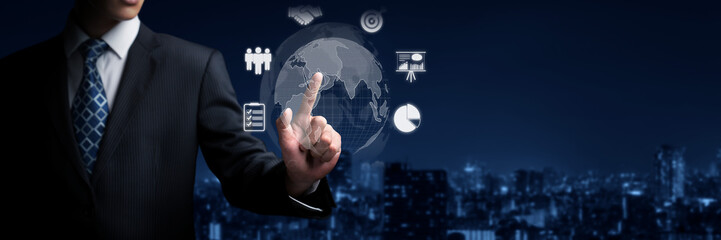 Business person master global marketing and finance with insights. Navigate the complexities of...