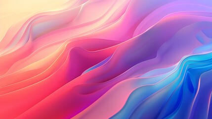 Obraz premium Abstract colorful gradient background design. paper cut wave abstract background. Colorful geometric background. Liquid color background design. Fluid shapes composition