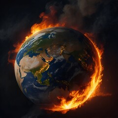 Planeta tierra, calentamiento global, globo terráqueo