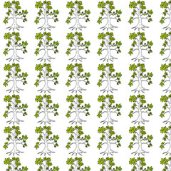 seamless tree pattern